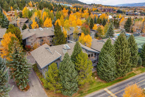 Abode at Rendezvous, private entrance, large deck, hot tub and pool