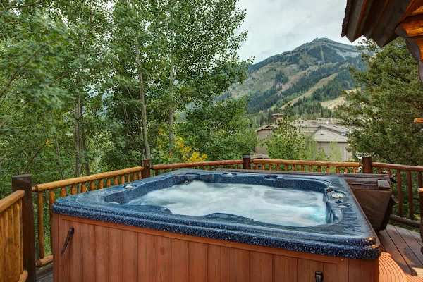 Abode at Moosehead Cabin, walk to skiing, hot tub, mountain views