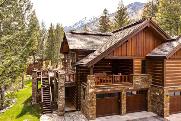 Abode at Two Wolves, Teton Village, luxury home, private hot tub