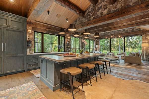 Abode at Teton Game, sweeping estate with 3 cabins, private hot tub