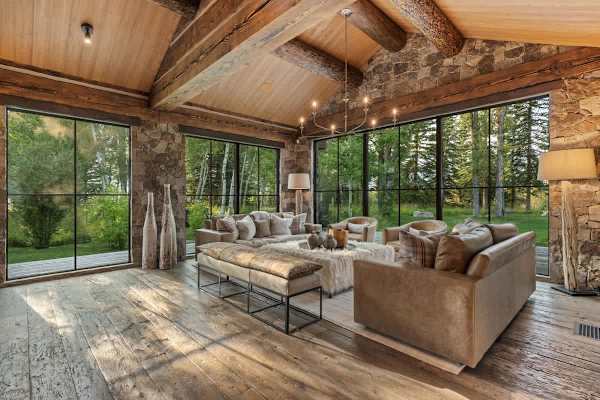 Abode at Teton Game, sweeping estate with 3 cabins, private hot tub