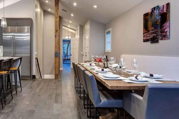 Fully Equipped Gourmet Kitchen & Dining Table, Seated for 12 | Abode at First Chair