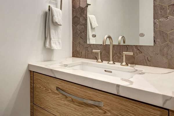 Powder Room, Main Level | Abode at First Chair