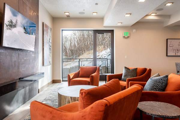 King’s Crown Tower – Community Amenities & Ski Access Building, directly across the street from the property.