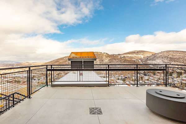King’s Crown Tower – Community Amenities & Ski Access Building, directly across the street from the property.