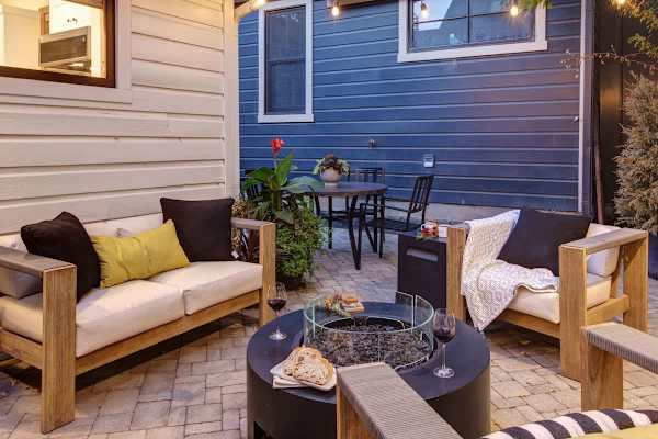 Outdoor patio.