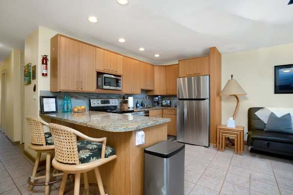 Prepare your meals in the fully equipped kitchen with full-size appliances!