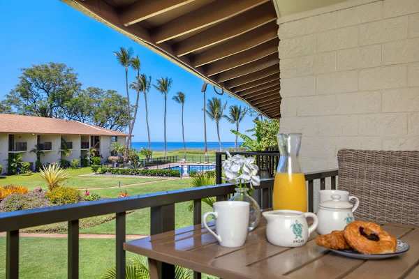 Lanai dining area