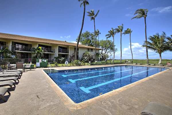 Heated outdoor pool and sun deck