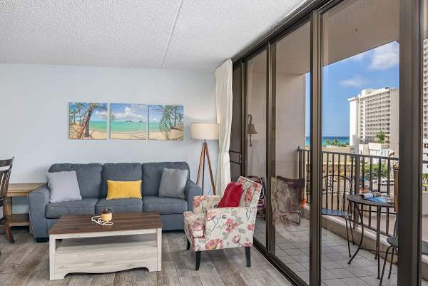Partial ocean views from your private balcony