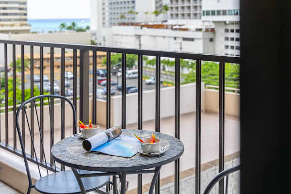 Private balcony
