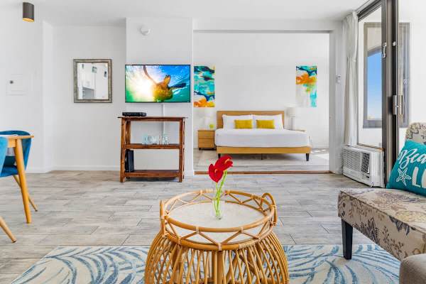 Relax in your living room while watching your favorite TV show!