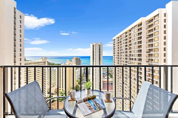 Unwind on your balcony while enjoying the beautiful ocean view