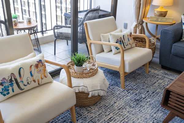 Living room ensures plenty of seating