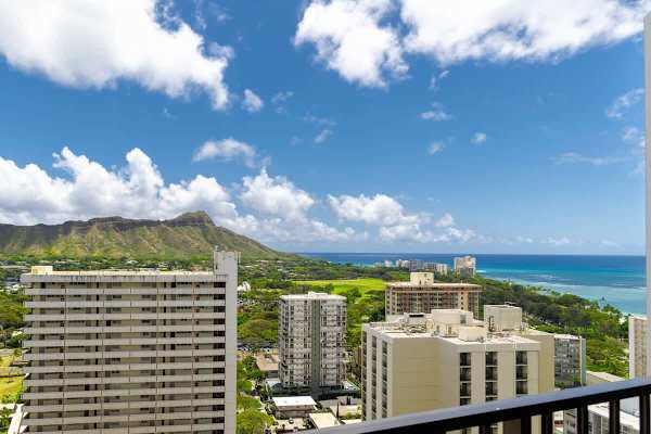 Awesome view from the balcony
