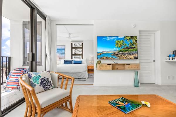 Enjoy watching your favorite shows the living room