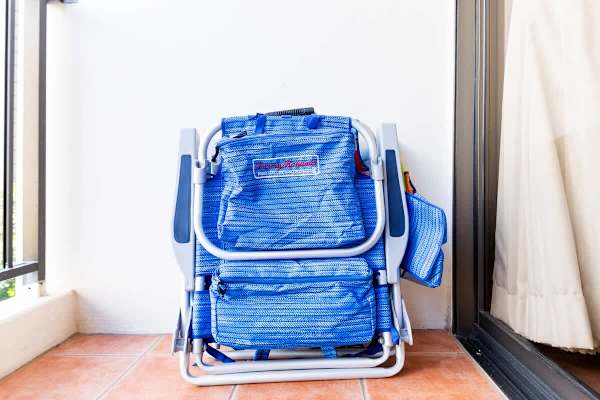We provide 2 beach chairs that can be found on the balcony.