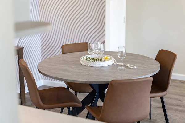 Dining area in the unit