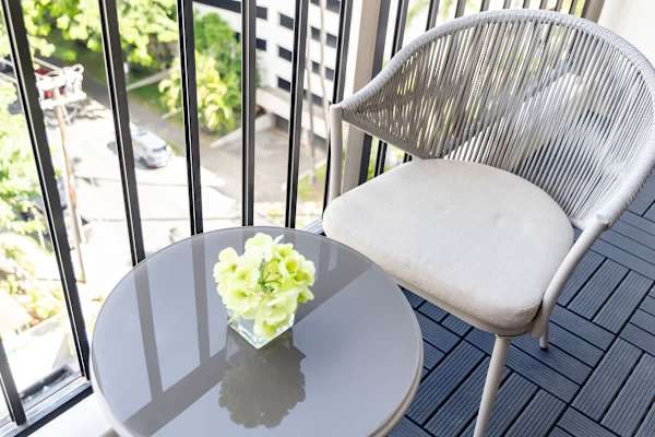 Unwind in your private balcony