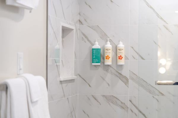 We provide bathroom starter supplies for your convenience