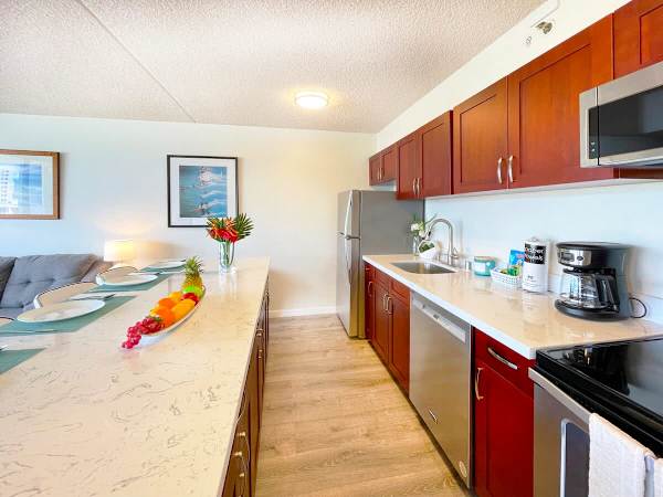 Fully equipped kitchen perfect for your culinary needs!