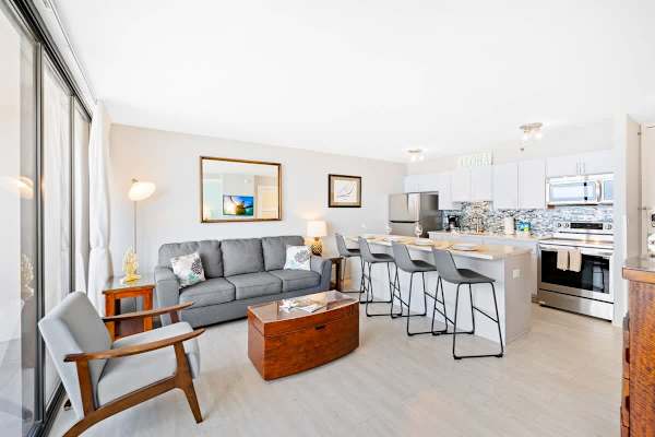 Overview of the living and dining areas!