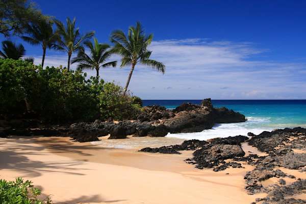 Beautiful beach on Maui