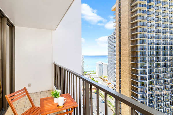 Ocean views from your private lanai