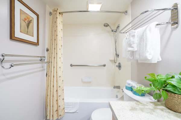 Full bathroom with a tub/shower combo
