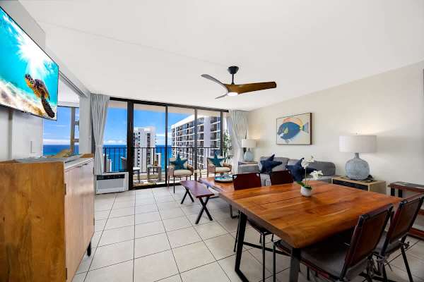 Your perfect gathering spot! From a cozy movie night to a seaside dinner, our condo has everything you need—plus that amazing view!