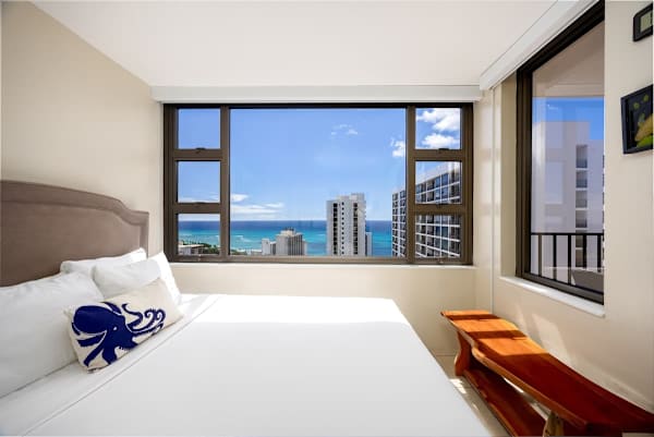 Enjoy a peaceful night's sleep and greet the morning with a breathtaking, sunny view right from your pillow.