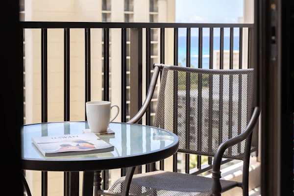 Relax on your balcony while enjoying the view