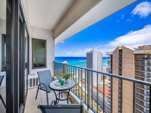 Lanai with beautiful Ocean views