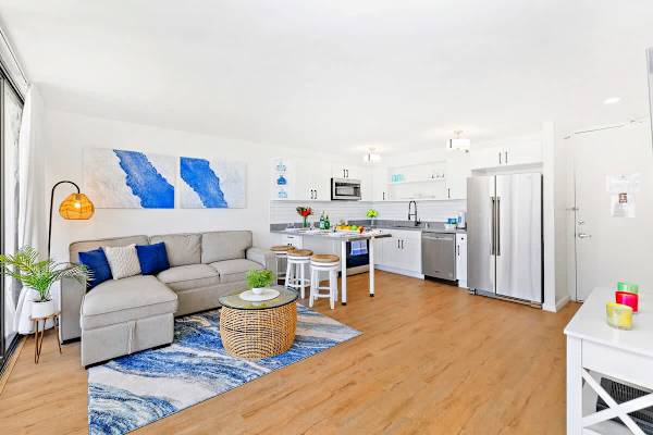 Overview of the living room