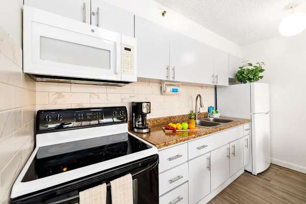 Fully equipped kitchen perfect for your culinary needs.