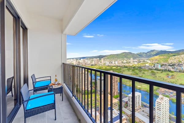 Catch beautiful sunrises from your balcony