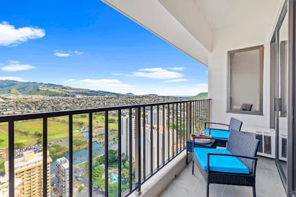 Catch beautiful sunrises from your balcony