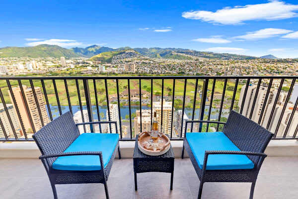 Catch beautiful sunrises from your balcony