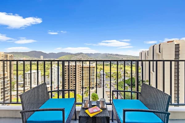 Enjoy the refreshing views from your balcony