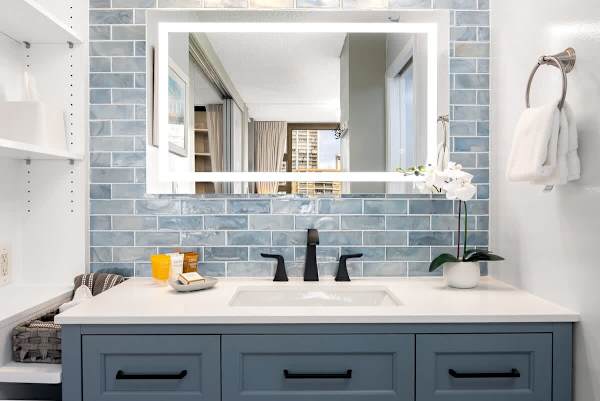 Newly renovated bathroom