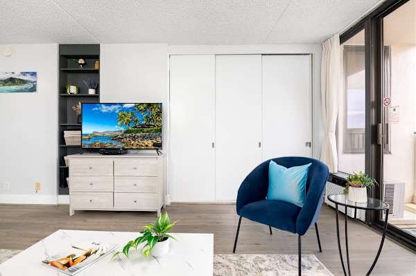 50" Smart TV in the living area
