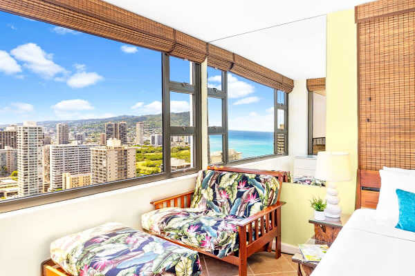 Beautiful view from the bedroom
