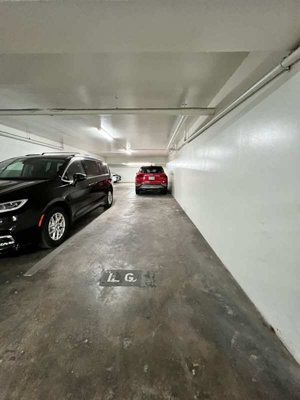 Assigned parking spot in the building