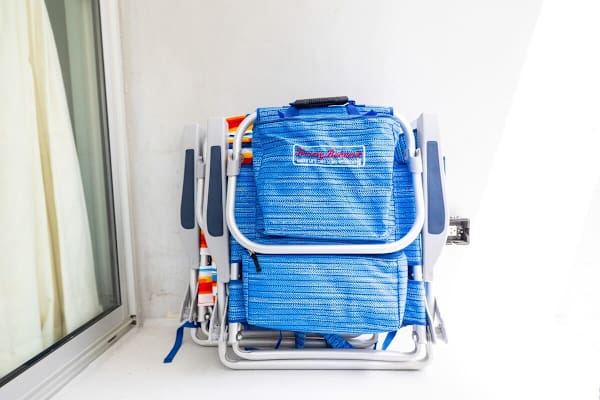 We prepared 2 beach chairs which you can find in the balcony!