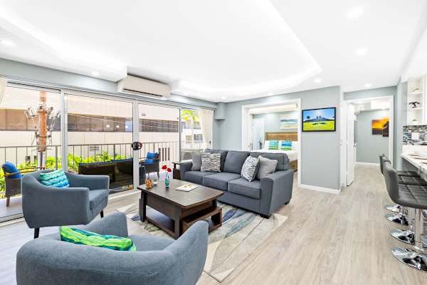 Overview of the living room!