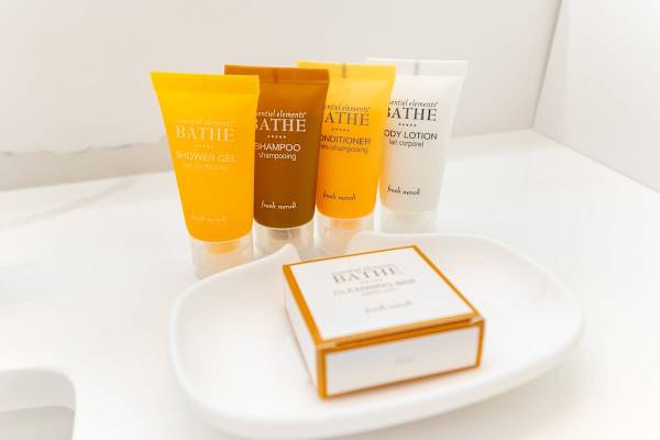 Start up amenities in the bathroom!