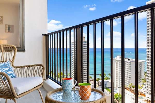 Enjoy your morning coffee on your lanai!