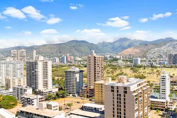 Beautiful mountain views from your balcony (right side)!