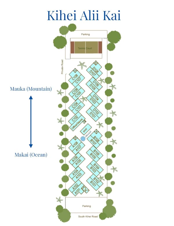 Kihei Ali'i Kai Map