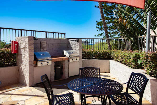 BBQ grill area